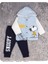 Snoopy Baskılı 3lü Yelekli Takım6-18 Ay 1
