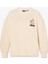 Brushed Chest Graphic Crew.- 3