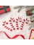 New Year Yılbaşı 4'lü Set Candy Stick Ağaç Süsü Kırmızı 14 cm 2