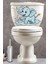 Su Sıçratan Minik Sevimli Fil Klozet Sticker Banyo Sticker 1