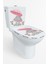 Echo Home Pembe Şemsiyeli Sevimli Minik Fil Klozet Sticker Banyo Sticker 2