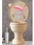 Echo Home Pembe Şemsiyeli Sevimli Minik Fil Klozet Sticker Banyo Sticker 4