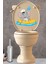 Sevimli Kaptan Fil Klozet Sticker Banyo Sticker 3