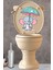 Yağmur Altındaki Sevimli Fil Temalı Klozet Sticker Banyo Sticker 4