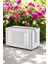 Fold&go Tekli Kapaklı Bahçe Mutfak Banyo Kasa Çok Amaçlı Katlanır Istiflenebilir Beyaz EH-345 2