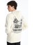 Uzun Kollu Baskılı Erkek Kalın Hoodie 1