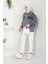 Kadın Oversize Fleto Cepli Denim Kot Ceket -PMK357 4