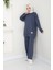 Kadın Iki Iplik Pantolonlu Ikili Takım -PMK356 2