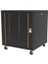 16U 600X600MM Dikili Tip Siyah Kabinet Agena AG-AN16U6060S1 Cam Kapak 1