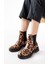 Leopar Lastikli Günlük Kadın Bot 2