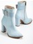 Anna Eva Bebe Mavisi Sivri Burunlu Fermuarlı Kalın Topuklu Bot 1