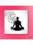Tekli Kare Kanvas Soyut Tablo Meditasyon Yoga Yapan Insan 2