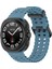 Galaxy Watch Ultra 47MM Zore KRD-118 Tırtıklı Tasarım Silikon Kordon-Lacivert 1