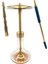 E24 Big Boss Pro x 4 Titanyum Seri Gold- Deri Çantalı Nargile Takımı 1
