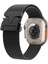 Apple Watch 44MM Zore Krd-25 Metal Hasır Kordon-Siyah 1