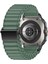 ​​galaxy Watch Ultra 47MM Zore KRD-120 Naylon Kumaş Hasır Örgülü Kordon-Yeşil 1
