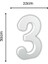 Strafor 3 Rakamı 50 cm 1