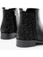 165-212 Siyah Taş Aksesuarlı Fermuarlı Günlük Kadın Bot 5