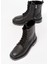 1101-2289 Siyah Luna Bağcıklı Fermuarlı Günlük Kadın Bot 1