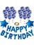 Şeffaf Balonlu Happy Bırthday Folyo Balon Set 1