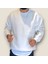 Beyaz Renk Şardonlu Basic Sweatshirt 4