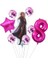 Frozen Anna Folyo Balonlu Yaş Balon Set 1