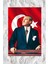 Atatürk Mustafa Kemal Kanvas Tablo Okullara Işyerlerine Uygun (8 Farklı Ölçü) 5