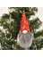 Yılbaşı Ağaç Dekor Süsü Kırmızı Pullu Peluş Noel Baba Cüce 18 Cm 1