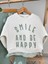 Smile And Be Happy Baskılı 3 Ip Kışlık Kız Çocuk Ikili Takım 3