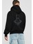 Batman (22) Arka Baskılı Siyah Oversize Kapüşonlu Sweatshirt Erkek Kadın 1