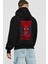 Spiderman (20) Arka Baskılı Siyah Oversize Kapüşonlu Sweatshirt Erkek Kadın 1