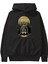 Batman 6 Ön Baskılı Siyah Oversize Kapüşonlu Sweatshirt Erkek Kadın 2