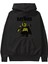 Batman (19) Ön Baskılı Siyah Oversize Kapüşonlu Sweatshirt Erkek Kadın 2