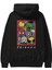 Friends Avenger Arka Baskılı Siyah Oversize Kapüşonlu Sweatshirt Erkek Kadın 2