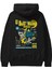 Batman (7) Arka Baskılı Siyah Oversize Kapüşonlu Sweatshirt Erkek Kadın 2