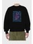 Love Is The Flower You Ön Baskılı Siyah Oversize Sweatshirt Erkek Kadın Bisiklet Yaka 2
