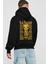 Batman (9) Arka Baskılı Siyah Oversize Kapüşonlu Sweatshirt Erkek Kadın 1