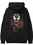 Venom (18) Arka Baskılı Siyah Oversize Kapüşonlu Sweatshirt Erkek Kadın 2