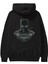 Batman (8) Arka Baskılı Siyah Oversize Kapüşonlu Sweatshirt Erkek Kadın 2