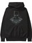 Batman (8) Ön Baskılı Siyah Oversize Kapüşonlu Sweatshirt Erkek Kadın 2