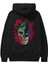 Joker Batman Arka Baskılı Siyah Oversize Kapüşonlu Sweatshirt Erkek Kadın 2