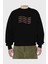 Respect Women Yazılı Ön Baskılı Siyah Oversize Sweatshirt Erkek Kadın Bisiklet Yaka 2