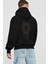 Spiderman (30) Arka Baskılı Siyah Oversize Kapüşonlu Sweatshirt Erkek Kadın 1