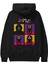 Squid Game (1) Arka Baskılı Siyah Oversize Kapüşonlu Sweatshirt Erkek Kadın 2