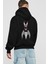 Spiderman (26) Arka Baskılı Siyah Oversize Kapüşonlu Sweatshirt Erkek Kadın 1