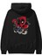 Deadpool (21) Arka Baskılı Siyah Oversize Kapüşonlu Sweatshirt Erkek Kadın 2