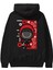 Squid Game (4) Arka Baskılı Siyah Oversize Kapüşonlu Sweatshirt Erkek Kadın 2