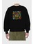 Love Yourself Yazılı Ön Baskılı Siyah Oversize Sweatshirt Erkek Kadın Bisiklet Yaka 2