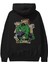 Hulk Arka Baskılı Siyah Oversize Kapüşonlu Sweatshirt Erkek Kadın 2