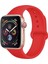 2125205335 Apple Watch 38 mm Için Klasik Renkli Silikon Kordon-Kayış Kırmızı 1